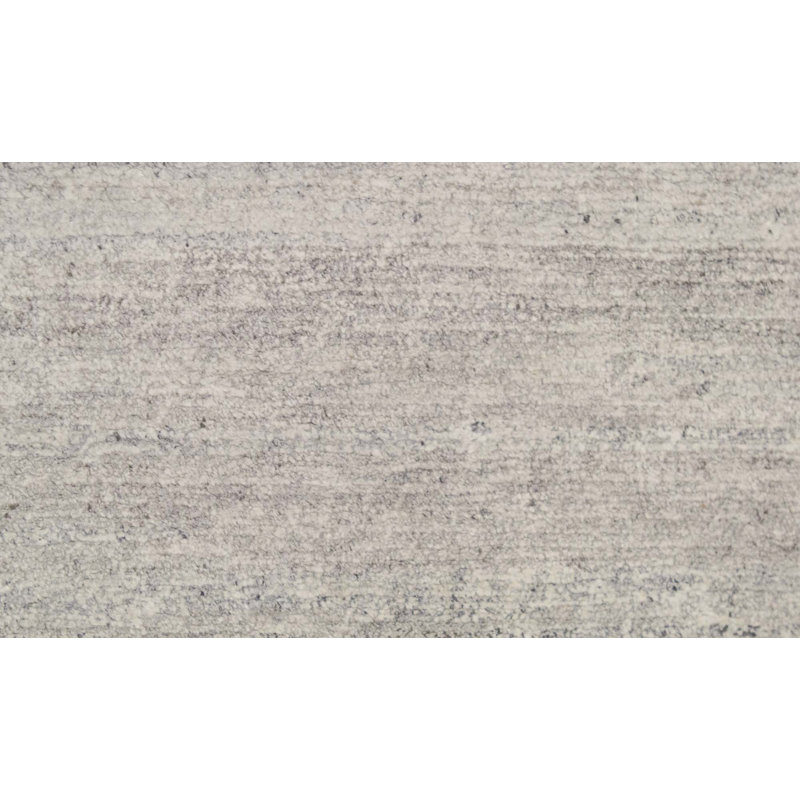 Tapis argent noué à la main de haute qualité