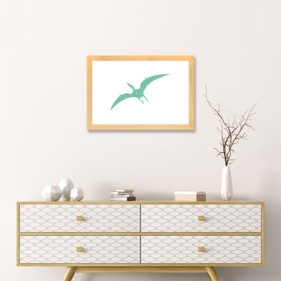 Geometric Dino Pterodactylus - impression d'art graphique