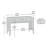 Computer Desk, White Finish