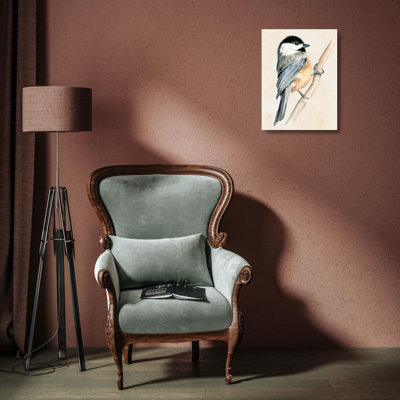 «Lark Manor ™ Parker, art sur toile tendue par Jennifer Paxton Gallery: Little Bird on Branch II 125533D