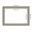 Mezzanine argent antique encadré tableau blanc effaçable-114319898