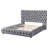 Goy Bed, Low Profile, Button Tufted,  Velvet Upholstery-114018895-114018897
