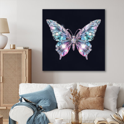 Diamant papillon II - Reproduction d'art mural animaux
