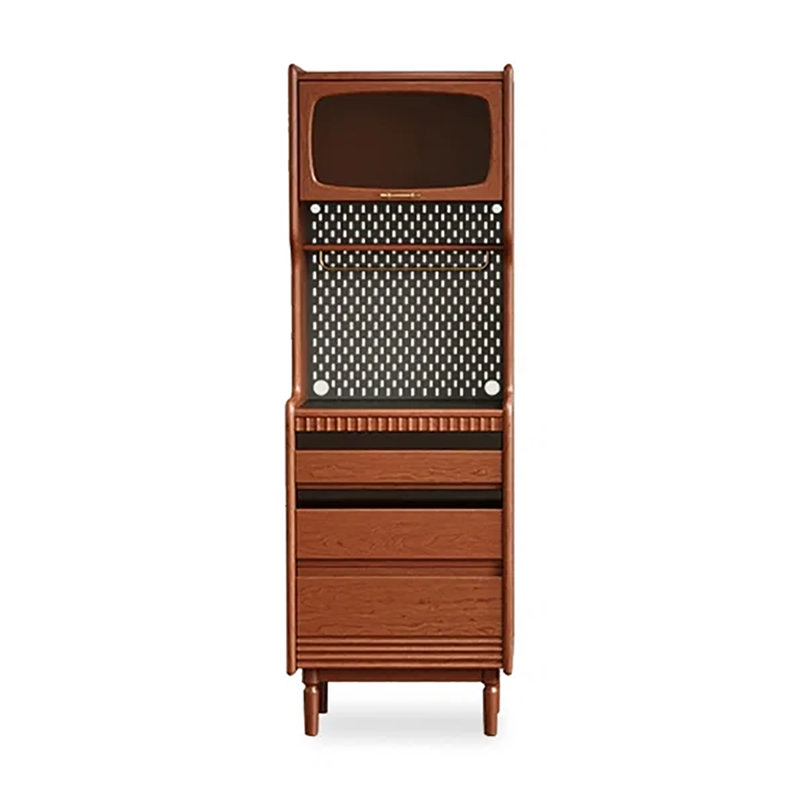 Retro Style Multi-Functional Large Capacity Pantry