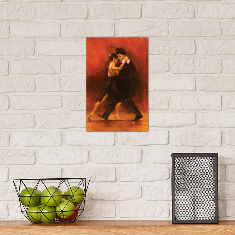 Red Tango II Canvas Wall Art by Christopher Clark