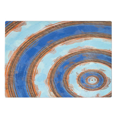Tempered Glass Swirling Chopping Board