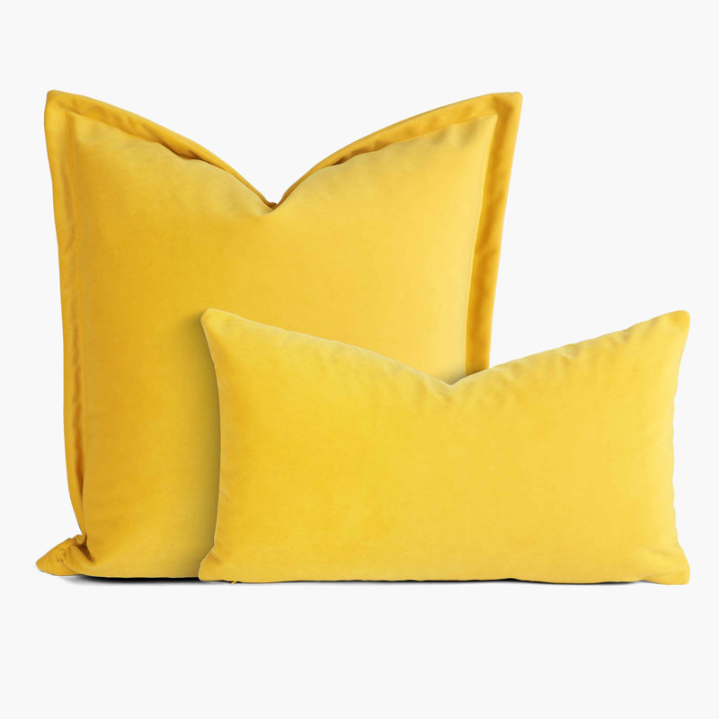 Housse et insert de coussin rectangulaire lombaire
