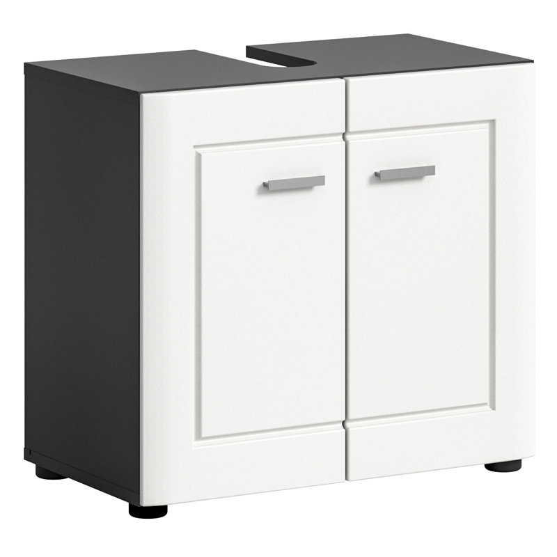 Tamar 60cm Single Bathroom Vanity Base Only in White