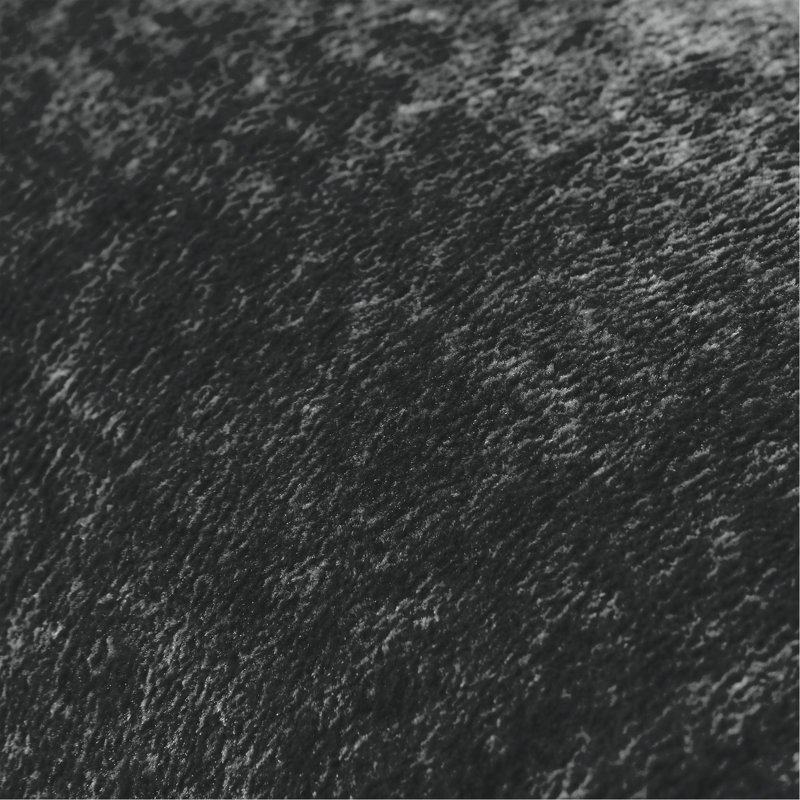 Repose-pieds en velours rouge, Noir