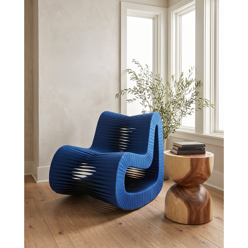 Seat Belt Rocking Chair, Blue