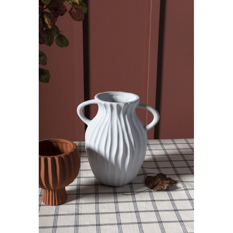 Cortia 8.25'' Handmade Ceramic Table Vase