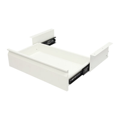 Under Desk Mounted Sliding Pull-Out Drawer Storage Organizer For Sit Stand Workstation Pull-Out Drawer