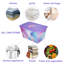 SIMPLYKLEEN Bacs de rangement avec couvercles 4 pièces - 14,5 gallons