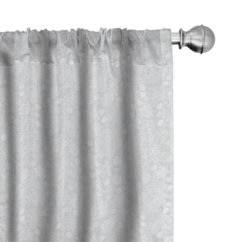 Semi-Sheer Rod Pocket Curtain (DSQ is set to 2), 28" x 84"