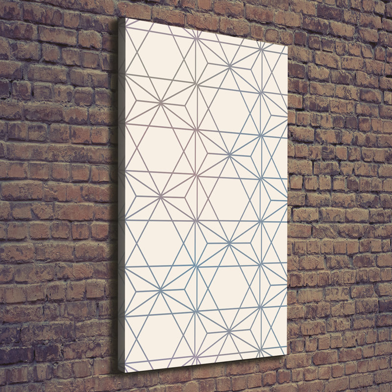 Geometric Background - Wrapped Canvas Print