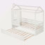 Lit simple en bois avec lit gigogne simple