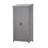 Outdoor Wooden Storage Shed with Metal Top Tall Vertical Tool Cabinet for Backyard Garden Patio Lawn