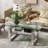 Transparent Tempered Glass Coffee Table, Coffee Table