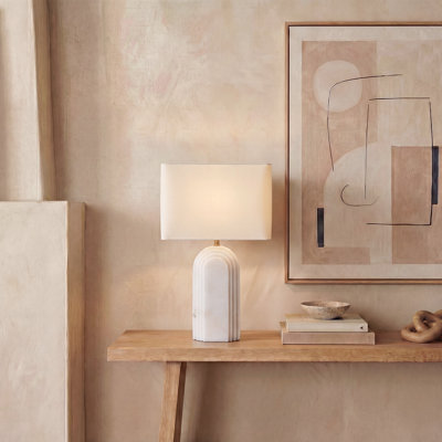 Vivianya Marble Table Lamp