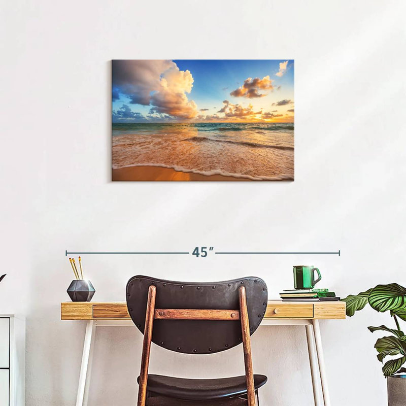 Gillard Relaxing Ocean Wave, 20" H x 30" W