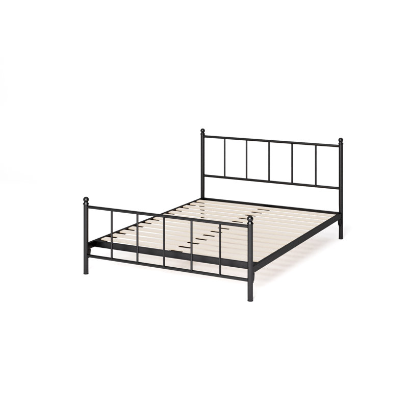 Metal Slat Bed, King