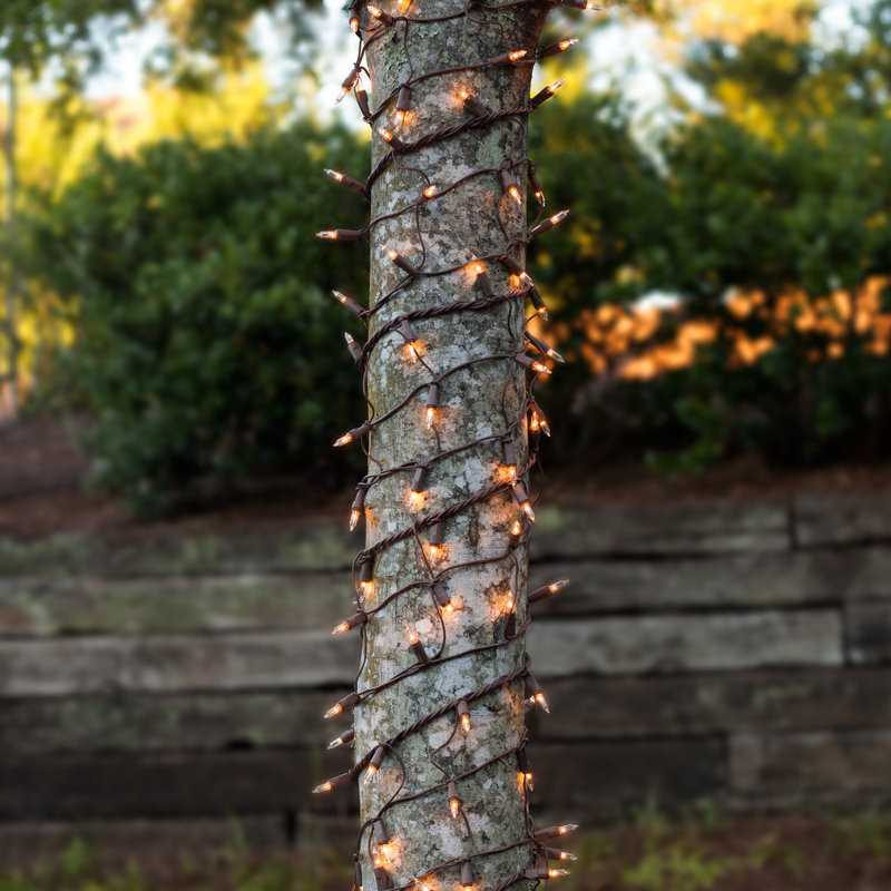 144" L LED Glass String Lights, Clear
