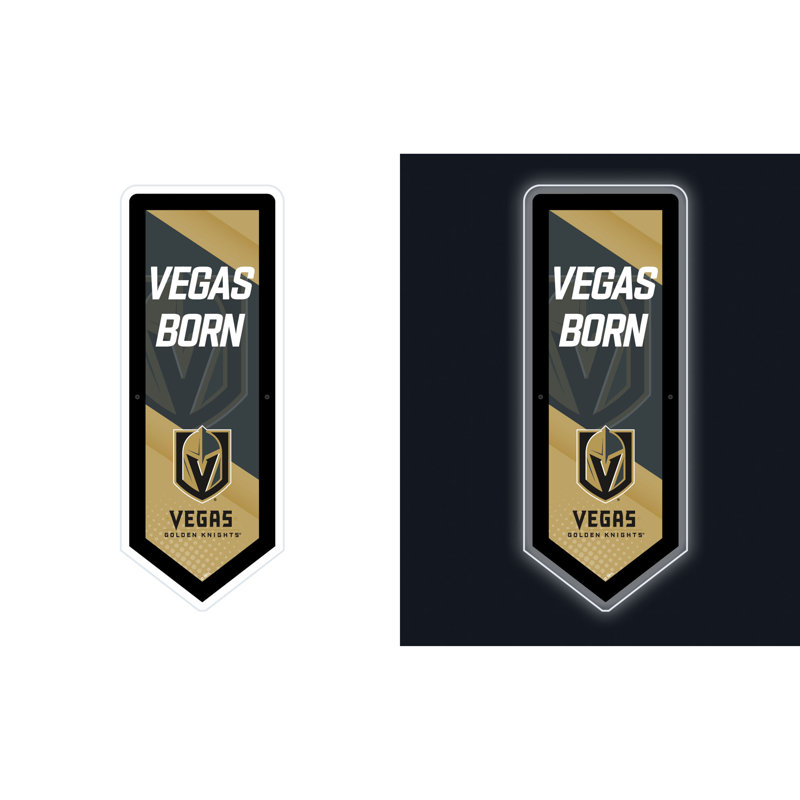 Enseigne murale NHL Team Pennant, Golden Knights de Las Vegas