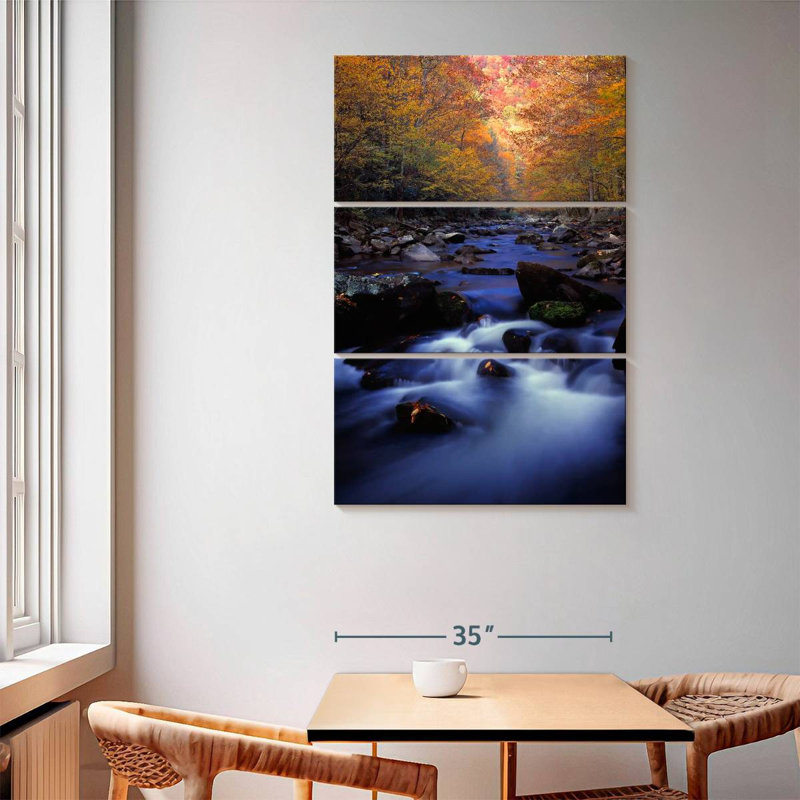 Alvord Smoky Mountain River, 65" H x 42" W