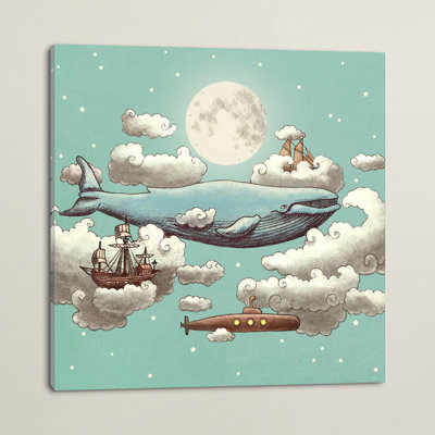 " Ocean Meets Sky Square #2 " by Terry Fan