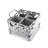Butterfly Metal Square Flatware Caddy