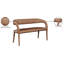 Banc en similicuir Sylvester Aurich-257683513