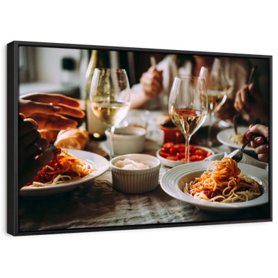Wine And Dine Canvas Print