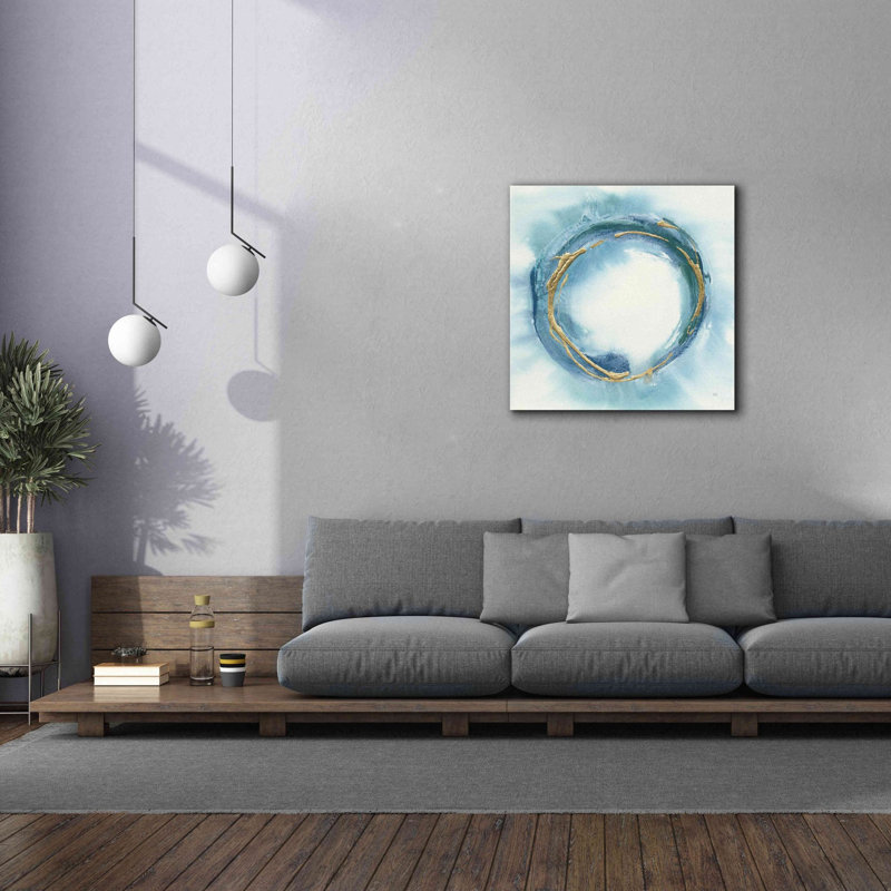 'Buddha Enso' by Chris Paschke, Giclee Canvas Wall Art, 37" H x 37" W x 1.5" D