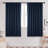 Blackout Thermal Insulated Room Darkening Curtains,  Back Tab & Rod Pocket for Bedroom & Living Room (Set of 2)-462063253-462063252