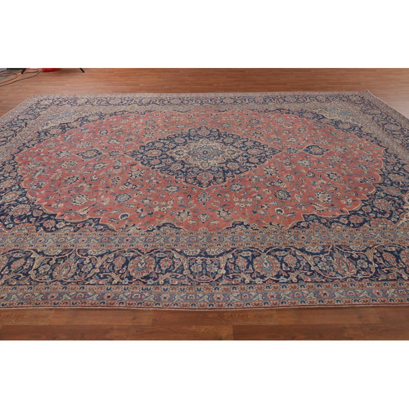 Tapis traditionnel rose grand 10 x 14