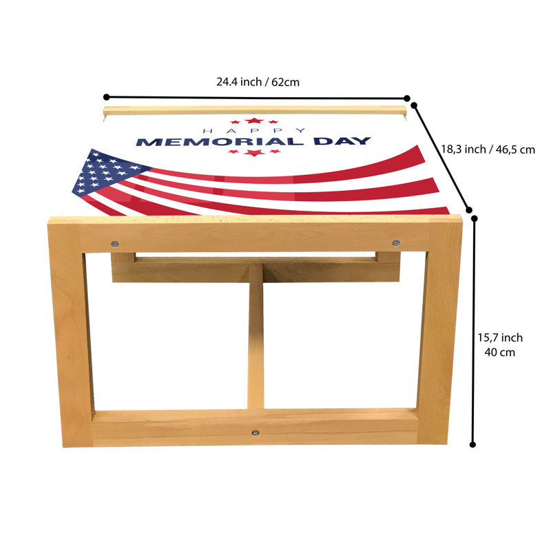 Miracle Sled Coffee Table, 40cm H x 46.5cm W x 62cm D
