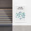«My City My Love Abstract Minimalist Modern Architecture City», reproduction d'art murale-1844587739