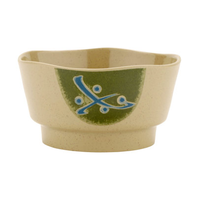 GET 150-1-TD Fluted Fruit Bowl, 8 Ounce, Brown (Set of 12)
