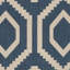 Tapis d'intérieur / extérieur à motif géométrique Deedrick-50940022