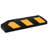 vidaXL Reflective Parking Blocks 22.0x5.9x3.9" Rubber