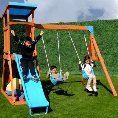Ensemble de balançoires en bois Sportspower Grand Teton