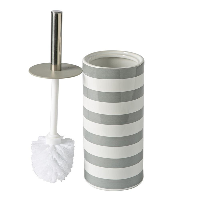 Harbour Housewares - Ceramic Toilet Brush, Grey