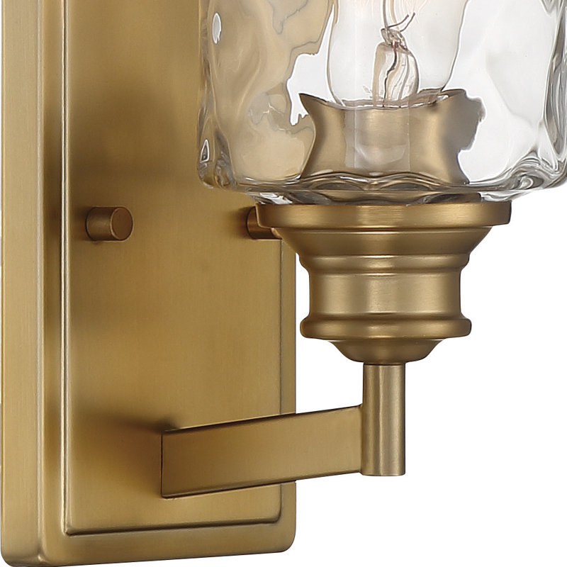 Berowalt Armed Sconce, Brushed Gold