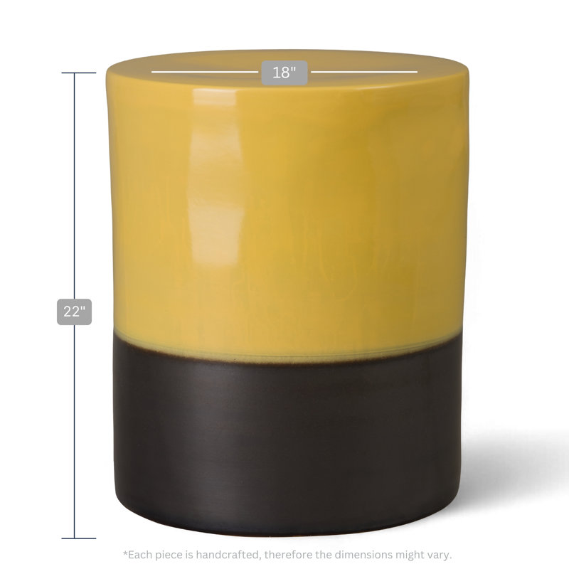 Stool/Table Garden Stool, Mustard Yellow