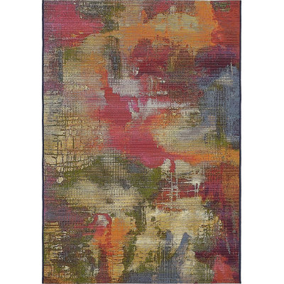 Tapis de véranda d'extérieur couleur magenta