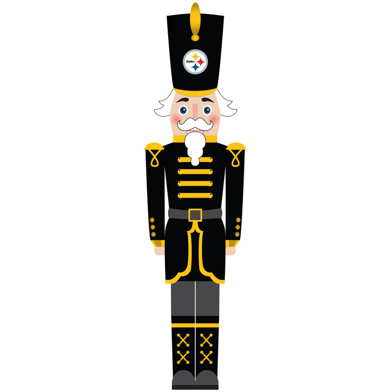 Pittsburgh Steelers 46" Nutcracker Leaner