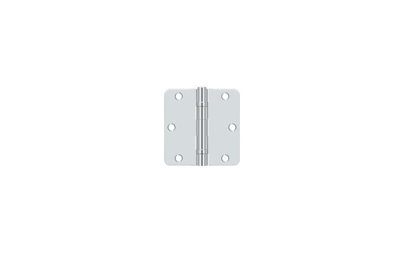 64'' x 64'' Steel Surface Mount Hinge, Polished Chrome