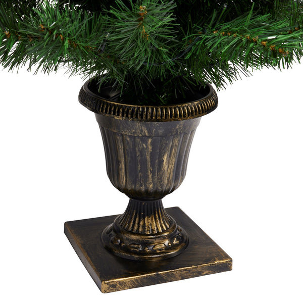 Lighted Artificial Christmas Tree
