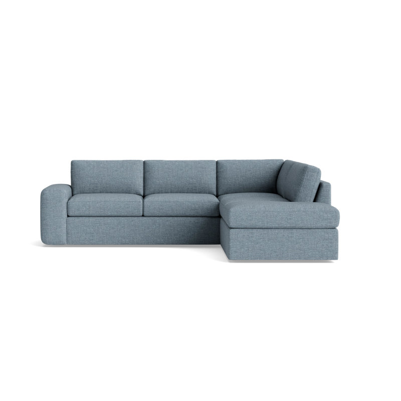 The OG Corner Sectional, Performance Velvet - Denim, Right Hand Facing