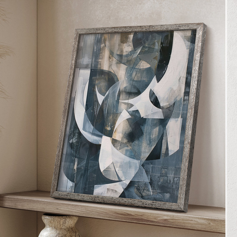 ABSTRACT Series CDL XXXII, reproduction encadrée - bois massif, H 30 po x l 24 po
